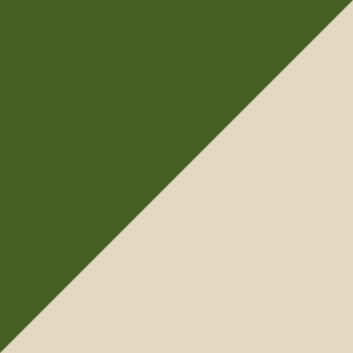 Moss Green + Almond Beige