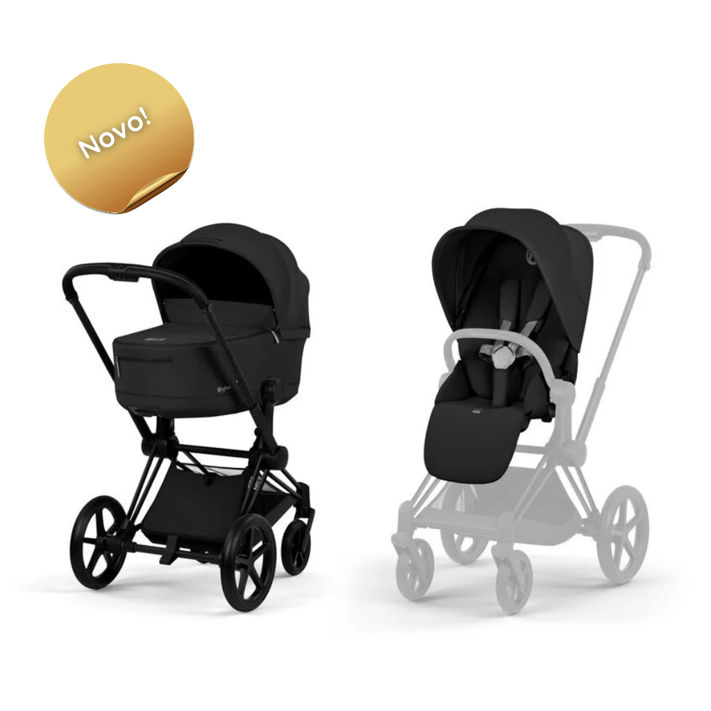Cybex Priam 2u1 dječja kolica Comfort Collection Matt Black/Sepia Black 2026.