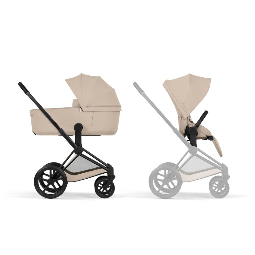 Cybex Priam 2u1 dječja kolica Comfort Collection Matt Black/Cozy Beige - Slika 8