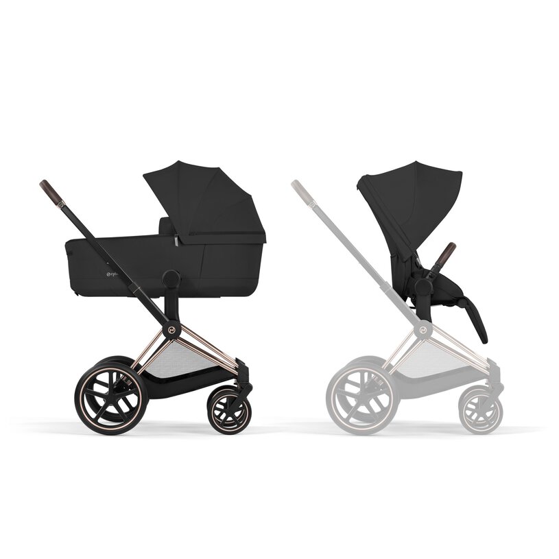 Cybex Priam 2u1 dječja kolica Comfort Collection Rosegold/Sepia Black - Slika 2