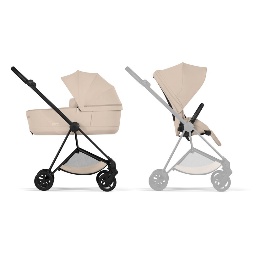 Cybex Mios 2u1 dječja kolica Comfort Collection Matt Black/Cozy Beige - Slika 2