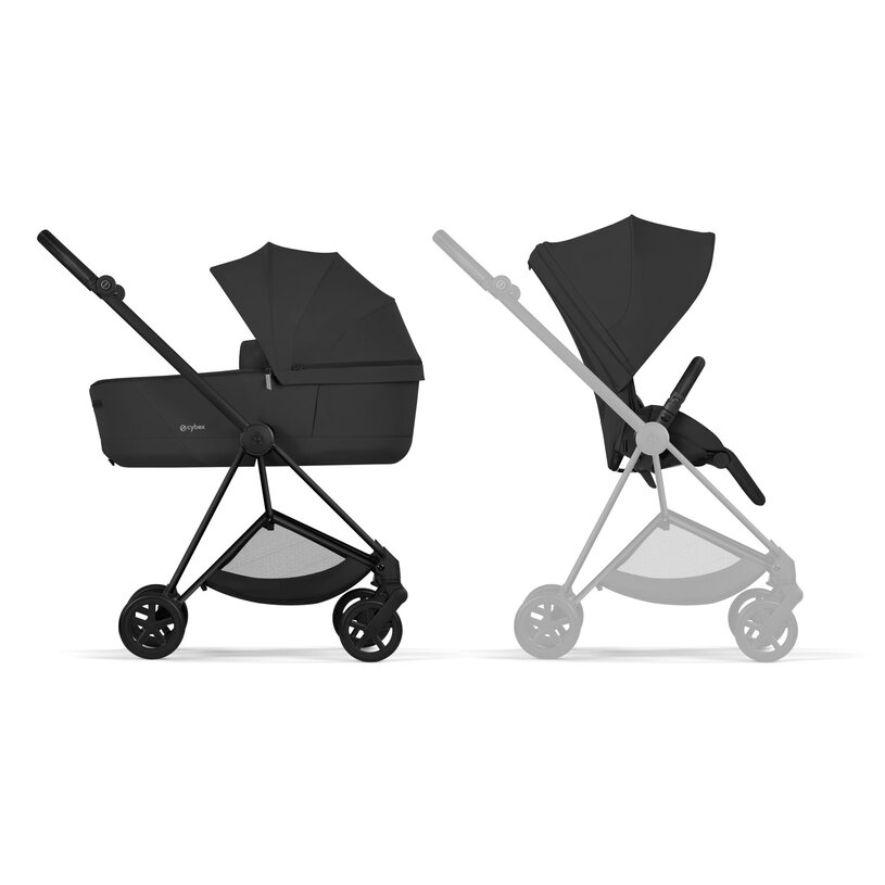 Cybex Mios 2u1 dječja kolica Comfort Collection Matt Black/Sepia Black - Slika 2