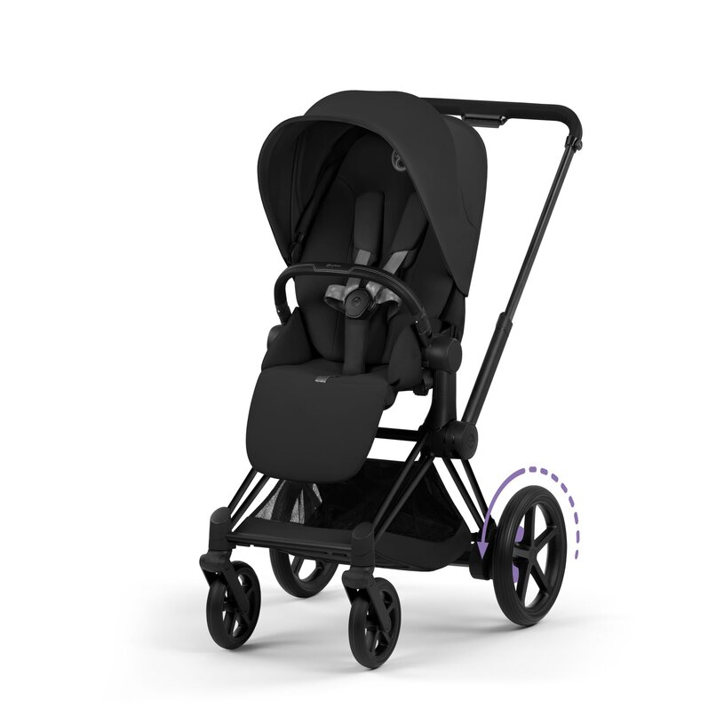 Cybex e-Priam Comfort Matt Black Sepia Black 2u1 Cybex e-Priam Comfort Matt Black Sepia Black 2u1