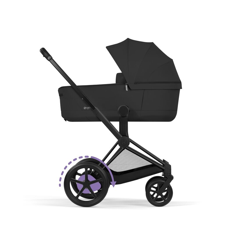Cybex e-Priam Comfort Matt Black Sepia Black 2u1 Cybex e-Priam Comfort Matt Black Sepia Black 2u1