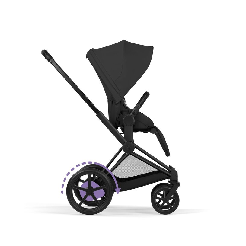 Cybex e-Priam Comfort Matt Black Sepia Black 2u1 Cybex e-Priam Comfort Matt Black Sepia Black 2u1