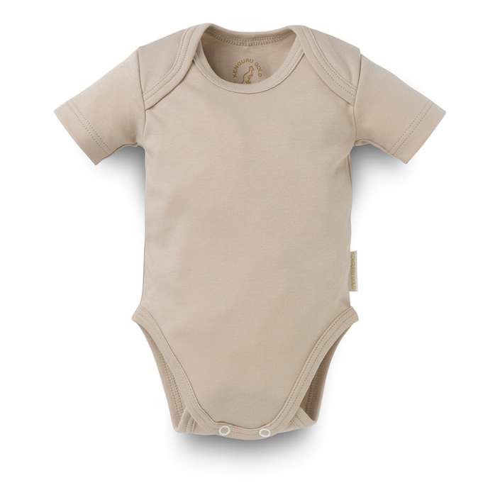 Kenguru Gold Body kratkih rukava s udobnim izrezom Hazelnut