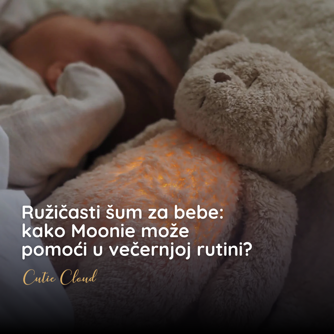 Ružičasti šum za bebe: kako Moonie može pomoći u večernjoj rutini?